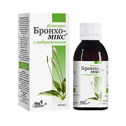 Фітосироп "Бронхо-мікс з подорожником", 100 мл