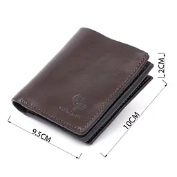 Вертикальне глянсове портмоне з накладною монетницею Grande Pelle 11330 - мініатюра 6