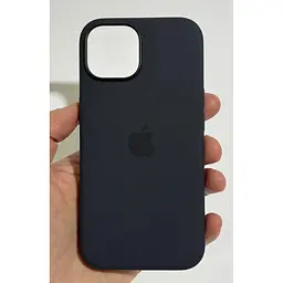 Оригінальний силіконовий чохол Apple Silicone Case with MagSafe для iPhone 15 (6.1") Midnight Black MT0J3ZM/A - мініатюра 8