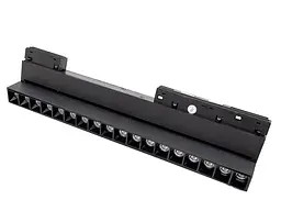 Магнітний трековий поворотний світильник KW-293/18W NW DC48V BK Brille 48-182 - мініатюра 3