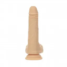 Фалоімітатор з вібрацією на присосці Addiction Naked The Freak 7.5 Rotating Thrusting Vibrating Dong, 19х2.5 см - мініатюра 2