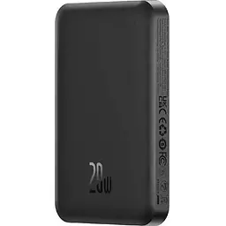 Портативна батарея Baseus Magnetic Mini Wireless Fast Charge 5000 mAh 20W P10022107113-00 Black - мініатюра 2