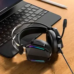 Провідна гарнітура XO GE07 Gaming Wired Headphones Black - мініатюра 5