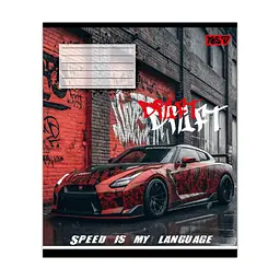Зошит Yes Drift А5 24 аркуша лінія (768885), в асортименті - мініатюра 4