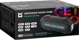 Портативна акустика Defender Enjoy S400 5Вт Black (65399) (7191844) - мініатюра 2