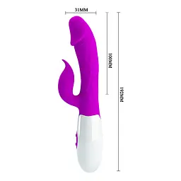 Вібратор Pretty Love Peter Vibrator Purple - мініатюра 6