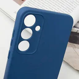 Чохол TPU GETMAN Liquid Silk Full Camera для Samsung Galaxy S24+ Синій / Navy Blue - мініатюра 5