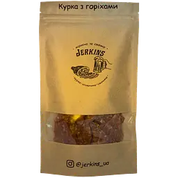 М'ясні чипси Курка з горіхами Jerkins