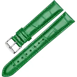 Ремінець DK CDK для Xiaomi Mijia Quartz Watch 20mm Екошкіра Crocodile Classic (012195) (green)