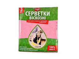 Серветки для прибирання Profit! 3шт універсальна