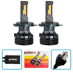 LED лампи для авто Pulso LC7 H4-H L LED-chips Customized CSP 9-30V 2*85W 20000Lm 6000k
