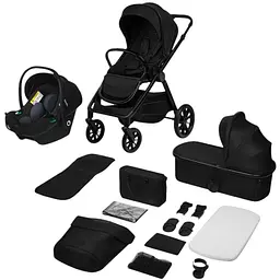 Коляска універсальна Lionelo Layla 3 в 1 black onyx (LO-LAYLA 3IN1 BLACK ONYX) - мініатюра 15