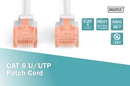 Патч-корд Assmann CAT6 U/UTP 25M DK-1617-250 Gray - мініатюра 2