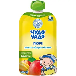 Набір пюре та десертів Чудо-Чадо з різними смаками 720 г (90 г x 8 шт.) - мініатюра 4