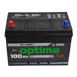 Автомобільний акумулятор Optima Asia 6СТ-100 (+/-) 12В 100Ач 800А - мініатюра 2