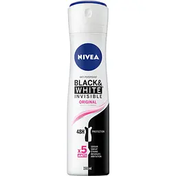 Дезодорант спрей антиперспирант Nivea Original Невидимая защита для черного и белого 150 мл (82237)