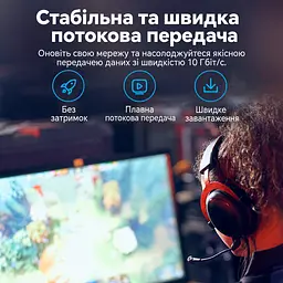 Патч-корд Ethernet Vention 0,5 м LAN-кабель Cat6A UTP штекери RJ45 8P8C на обох кінцях до 10 Гбіт/с за умови підтримки цієї швидкості мережевими портами обох пристроїв штекер під кутом 90° з поворотом на 360° зовнішній діаметр 2,8 мм чорний (IBOBD) - мініатюра 13