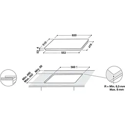 Варильна поверхня Whirlpool SMO658C/BT/IXL індукційна [138018] - мініатюра 3