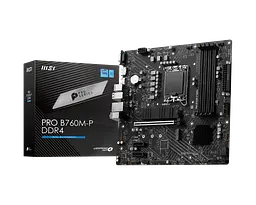Материнська плата MSI B760M-P Pro LGA 1700 (PRO B760M-P) Б/В
