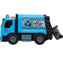 Машинка Road Rippers City Service Fleet Сміттєвоз, блакитна, моторизована (20191) - мініатюра 2
