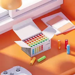Набір батарейок Xiaomi MiJia Alkaline Battery AAA 40 штук - LR03 мініпальчикові (BHR6740CN) - мініатюра 3