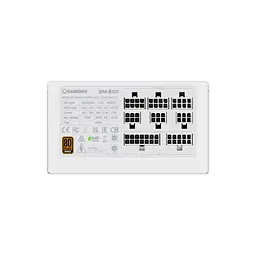 Блок живлення Gamemax 600W GM-600 Modular white (GM-600 Modular white) - мініатюра 9