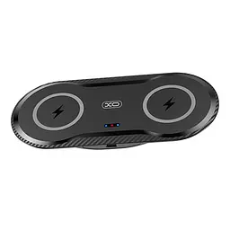 Бездротовий зарядний пристрій XO WX025 20 вт для 2 пристроїв wireless fast charger чорний - мініатюра 3