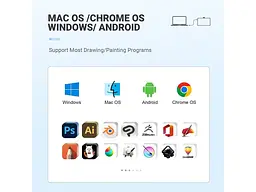 Графічний планшет Parblo Ninos N4 Blue (NINOSN4B) - мініатюра 2