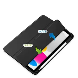 Чохол-книжка BeCover Soft Edge TPU з кріпленням Apple Pencil для Apple iPad Air 4/5 2020/2022 10.9" Black (711696) - мініатюра 4