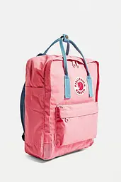 Міський рюкзак Fjallraven Kanken 16 л Classic Рожевий із блакитними ручками - мініатюра 5