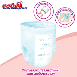 Трусики-підгузки GOO.N Plus для дітей 13-28 кг (розмір XXL, унісекс, 28 шт) - мініатюра 7
