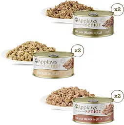 Набір консервів для літніх кішок Applaws Senior Mixed Selection Multipack, 6х70g - мініатюра 3