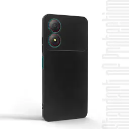 Чохол ArmorStandart Matte Slim Fit для ZTE Blade A34 Camera cover Black - мініатюра 2