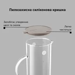Глечик Buydeem із силіконовою кришкою 1200 мл (CD2003/A1) - мініатюра 7