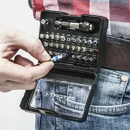 Набір біт Trotec PSCS Screwdriver 32 pieces Bit Set (DAS302814) - мініатюра 6