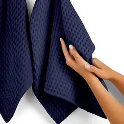 Рушник вафельний Cosas Denim Greek Waffle 30x30 см (Towel_66Denim_GreekWaffle_30x30) - мініатюра 4