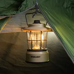 Ліхтар кемпінговий Falcon Eye Starlight FCL0027 LED 310 лм IP44 4хAA Бежевий - мініатюра 8