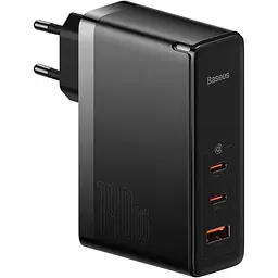 Мережевий зарядний пристрій Baseus GaN5 Pro Fast Charger 140W + Cable USB-C to USB-C Black [CCGP100201] [136666] - мініатюра 2