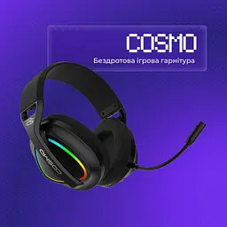 Ігрова гарнітура Proove Gaming Cosmo (APP) black/purple (WHCS00020016) - мініатюра 4