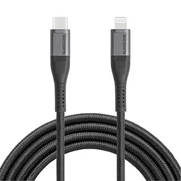 Кабель BRAID2 Type-C - Lightning 30w 1.2m (GB-CL13BK) Чорний