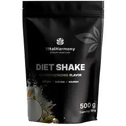 Замінник харчування Diet Shake, 500 грам Солона фісташка VitalHarmony vit0000673