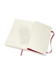 Записник Moleskine Classic середній, Лінійка Червоний М’який (QP616F2) - мініатюра 5