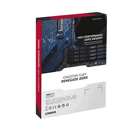 Модуль пам'яті Kingston Fury DDR5 96GB (2x48) 6000MHz Renegade Silver XMP (KF560C32RSK2-96) - мініатюра 6