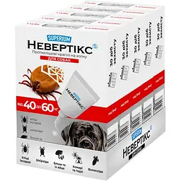 Протикліщові краплі Superium Невертікс на холку для собак 40-60 кг - мініатюра 2