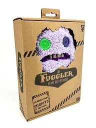 М'яка іграшка монстрик із зубами Фуглер Sunti Fuggler Funny Ugly Monster Фаглер зубастик 22см Двоокий Йетті фіолетовий монстр - мініатюра 2