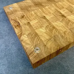 Дерев’яна торцева дошка з пазом з дуба 40 x 30 x 4 см - мініатюра 4