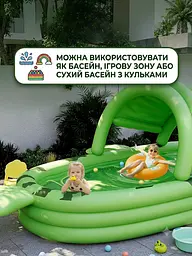 Надувний басейн із тентом Акула - мініатюра 2