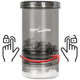 Вітамінізатор, шейкер Repti-Zoo Vita-Calcium (GMB01) для обробки кормових комах кальцієм і вітамінами - мініатюра 3