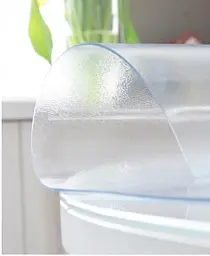 Силіконова скатертину М'яке скло Soft Glass Покриття для меблів 3.2х1.0м (товщина 1.0 мм) Матова - мініатюра 7