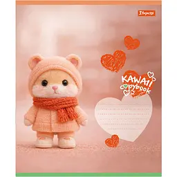 Зошит шкільний 1Вересня Kawaii notebook А5 12 аркушів клітинка 25 шт. (768737) - мініатюра 6
